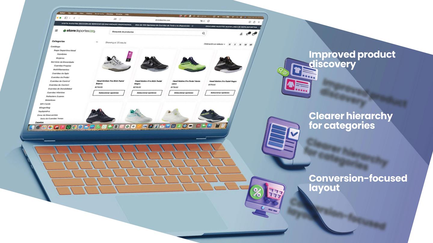 StoreDeportes — Checkout flow and payment integration